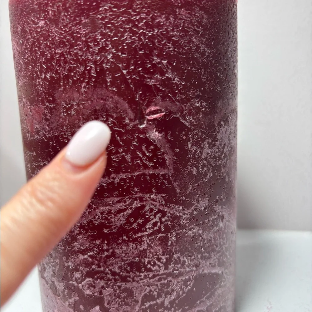 Pier 1 Cranberry Balsam Candle 4x6 Large Size